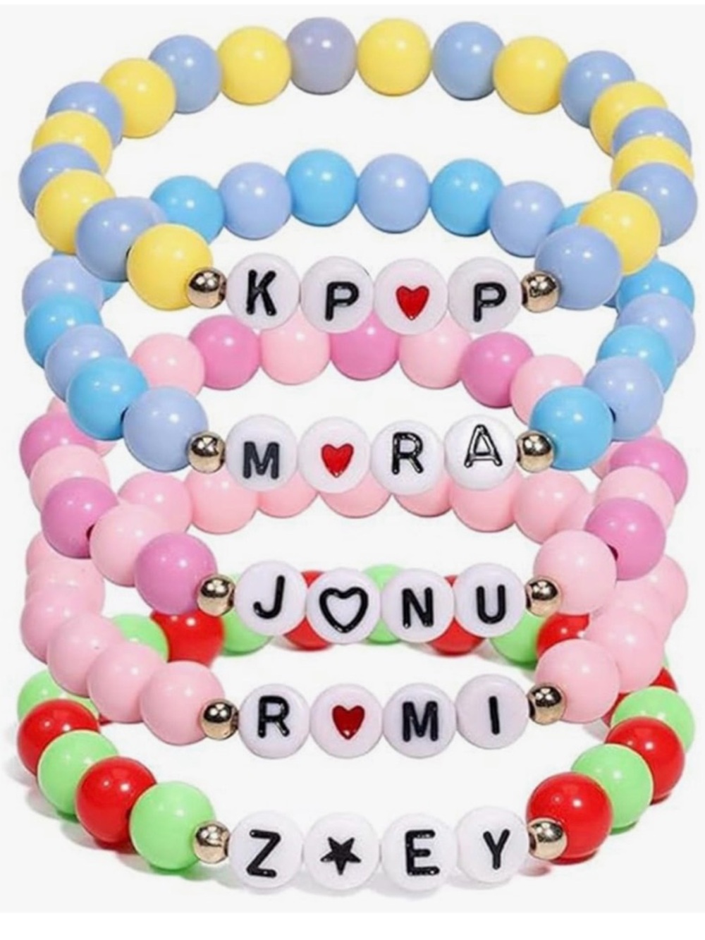 2 sets of K POP Demon Hunter Bracelets.